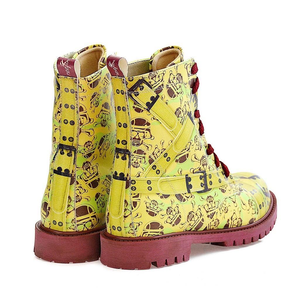 Skulls Long Boots NTM1013 (770215772256)
