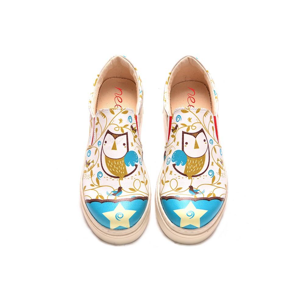 Cute Owl Sneaker Shoes NVN104 (770216362080)