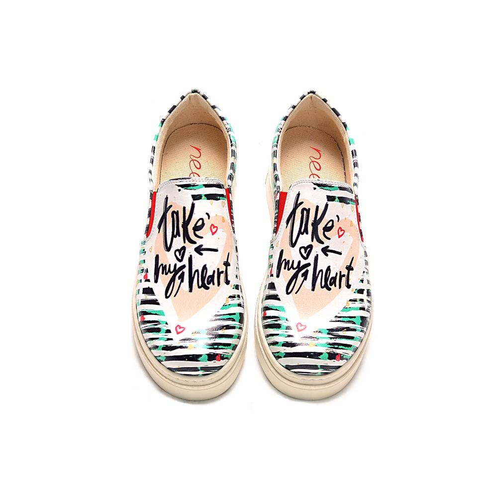 Take My Heart Sneaker Shoes NVN107 (770216460384)
