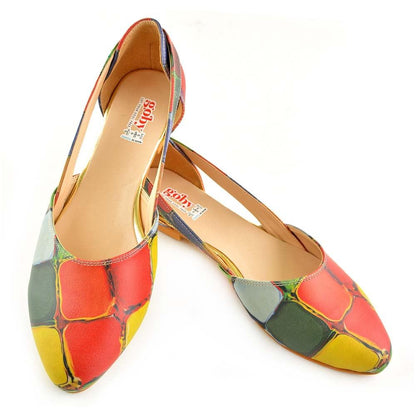 Colored Stones Ballerinas Shoes OMR7001 (506269925408)