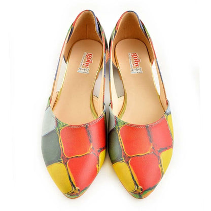 Colored Stones Ballerinas Shoes OMR7001 (506269925408)