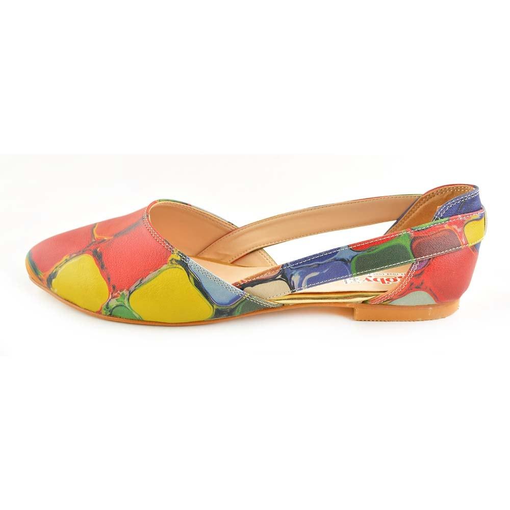 Colored Stones Ballerinas Shoes OMR7001 (506269925408)