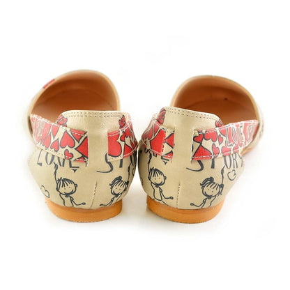 Couple in Love Ballerinas Shoes OMR7002 (506269958176)