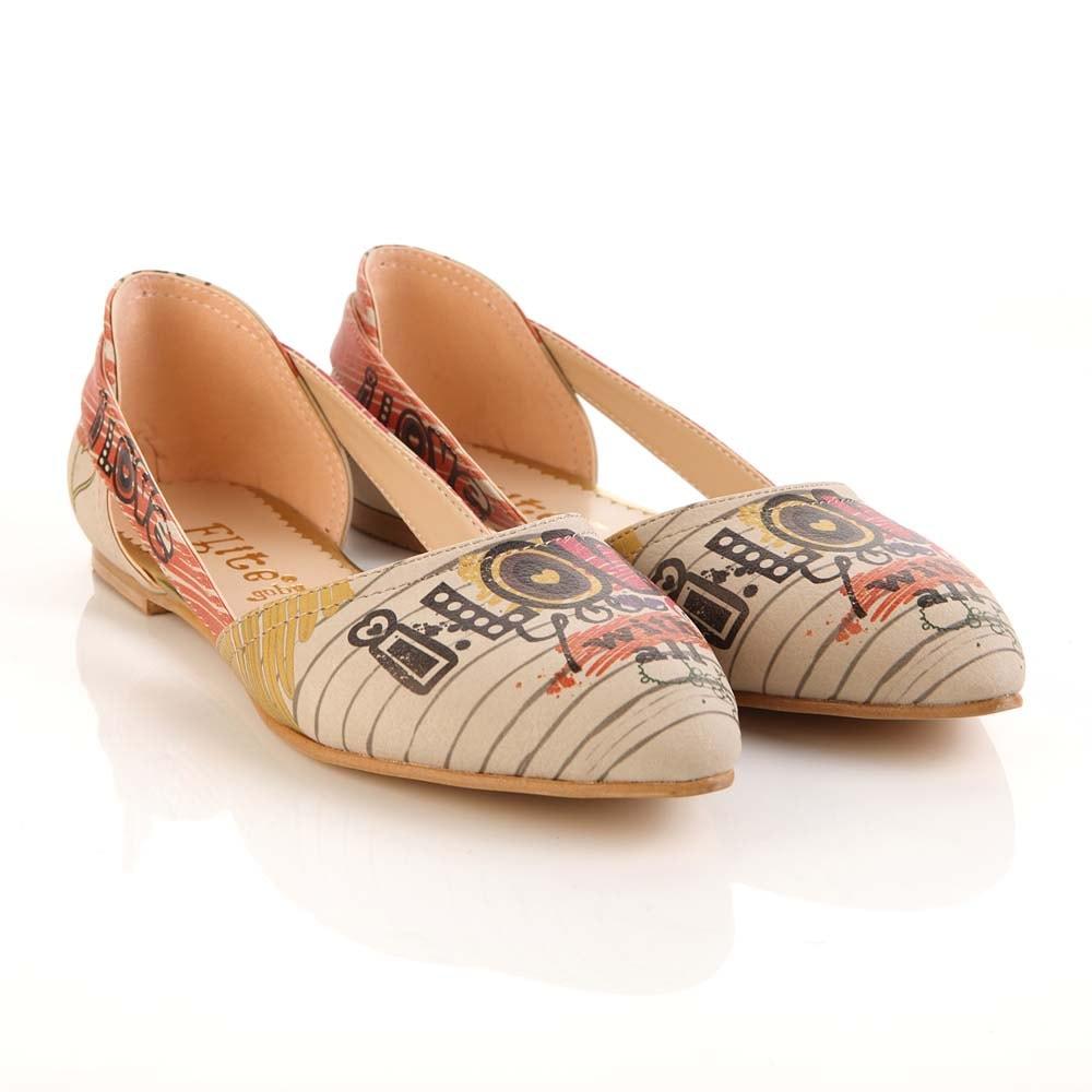 I Love You Ballerinas Shoes OMR7005 (506270089248)