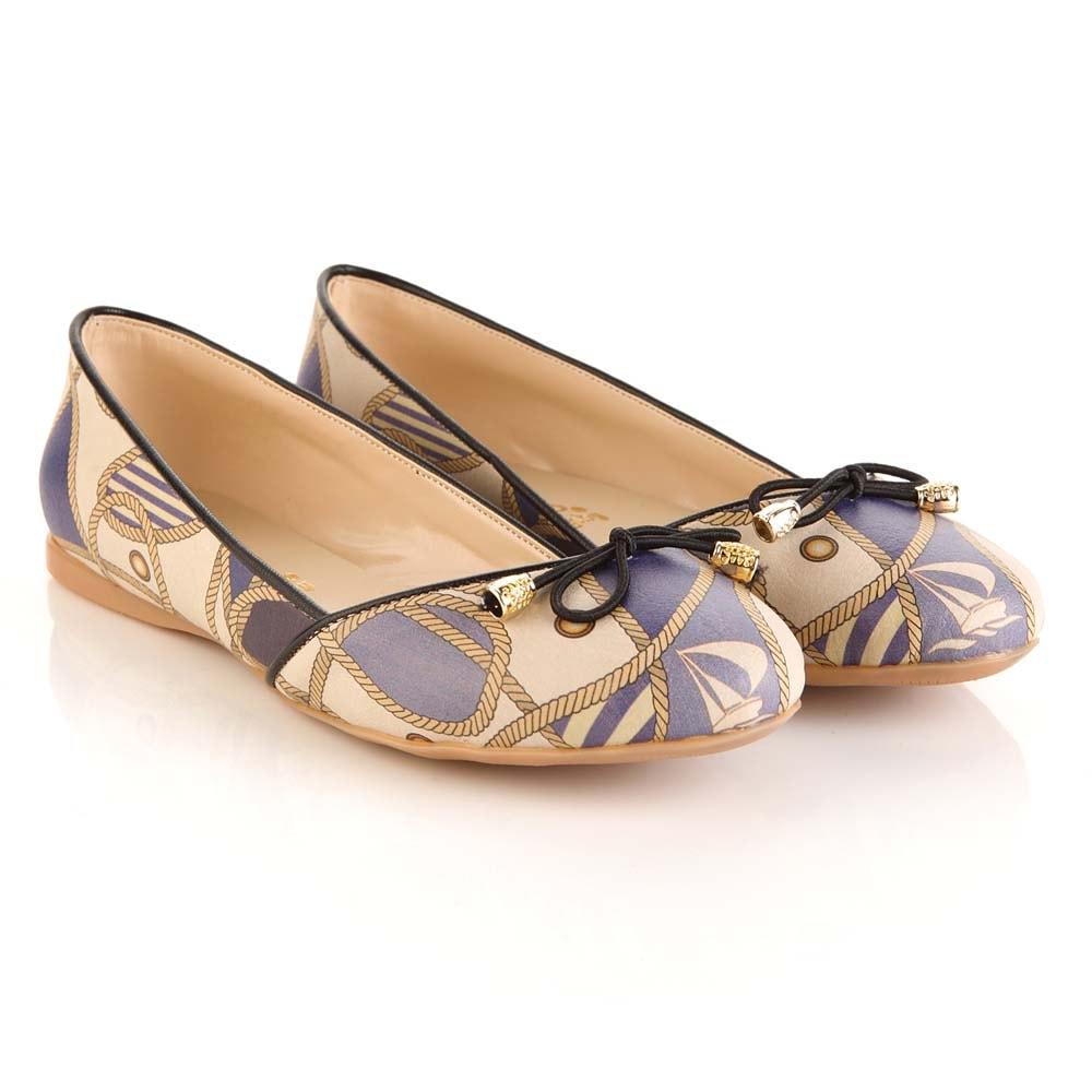 Sailor Ballerinas Shoes OMR7105 (506270351392)