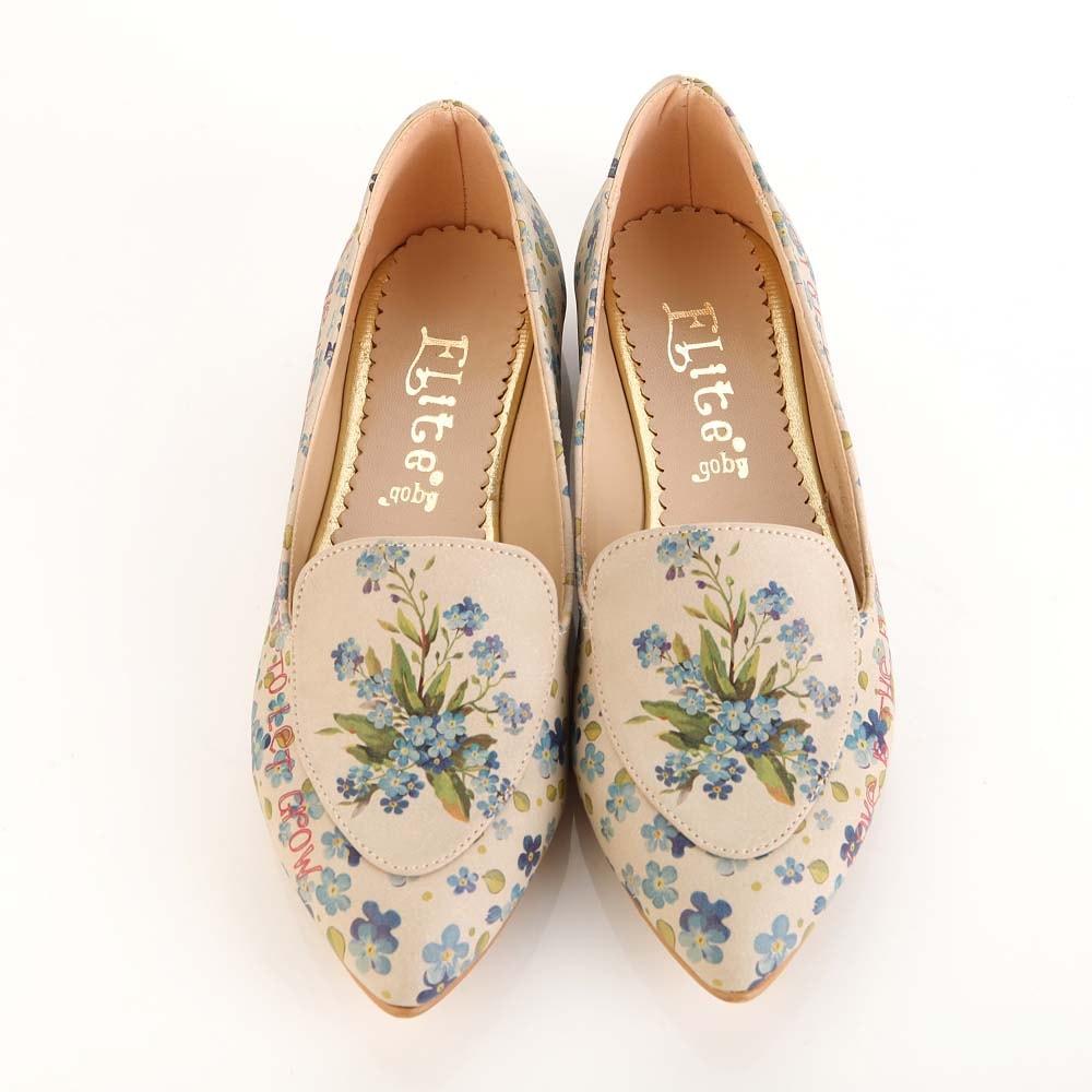 Flowers Ballerinas Shoes OMR7202 (506270515232)