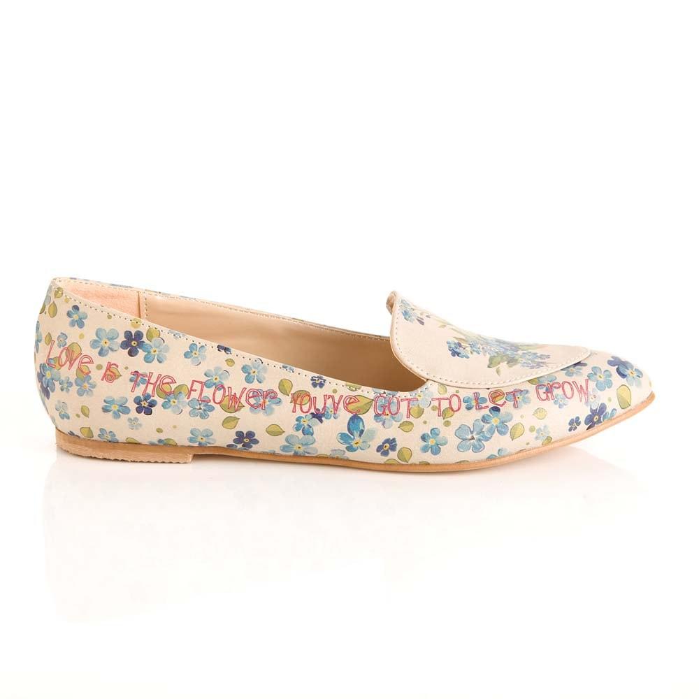 Flowers Ballerinas Shoes OMR7202 (506270515232)
