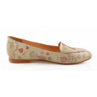 Smiley Kitten Ballerinas Shoes OMR7213 (1421211435104)
