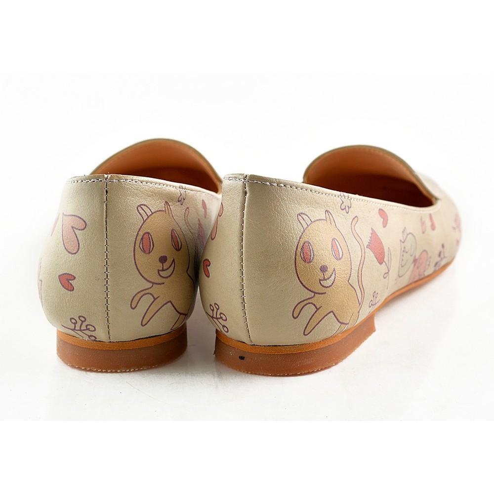 Smiley Kitten Ballerinas Shoes OMR7213 (1421211435104)