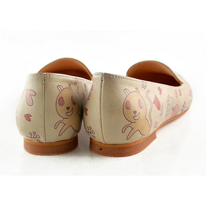 Smiley Kitten Ballerinas Shoes OMR7213 (1421211435104)