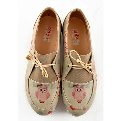 Owl and Love Ballerinas Shoes OMR7309 (506271793184)