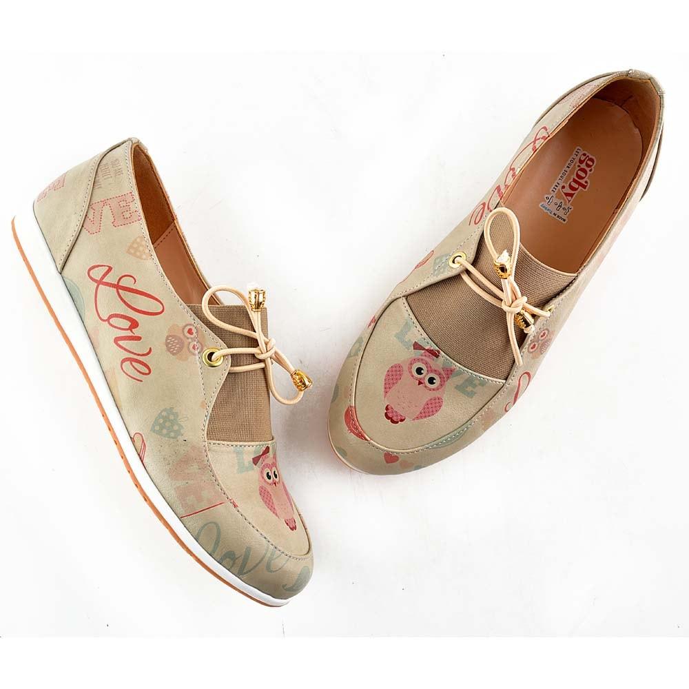 Owl and Love Ballerinas Shoes OMR7309 (506271793184)