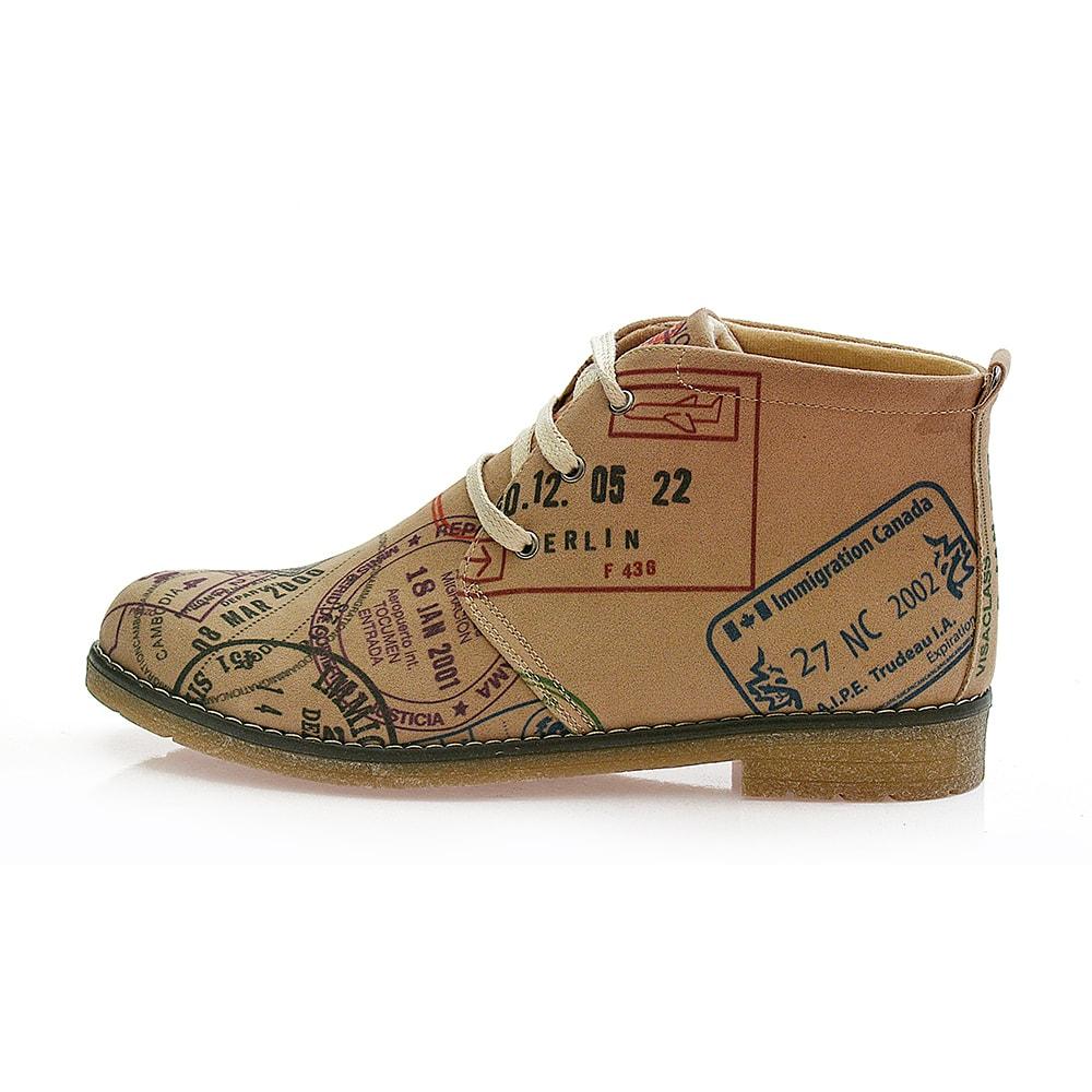 Postage stamps Ankle Boots PH112 (1405807853664)