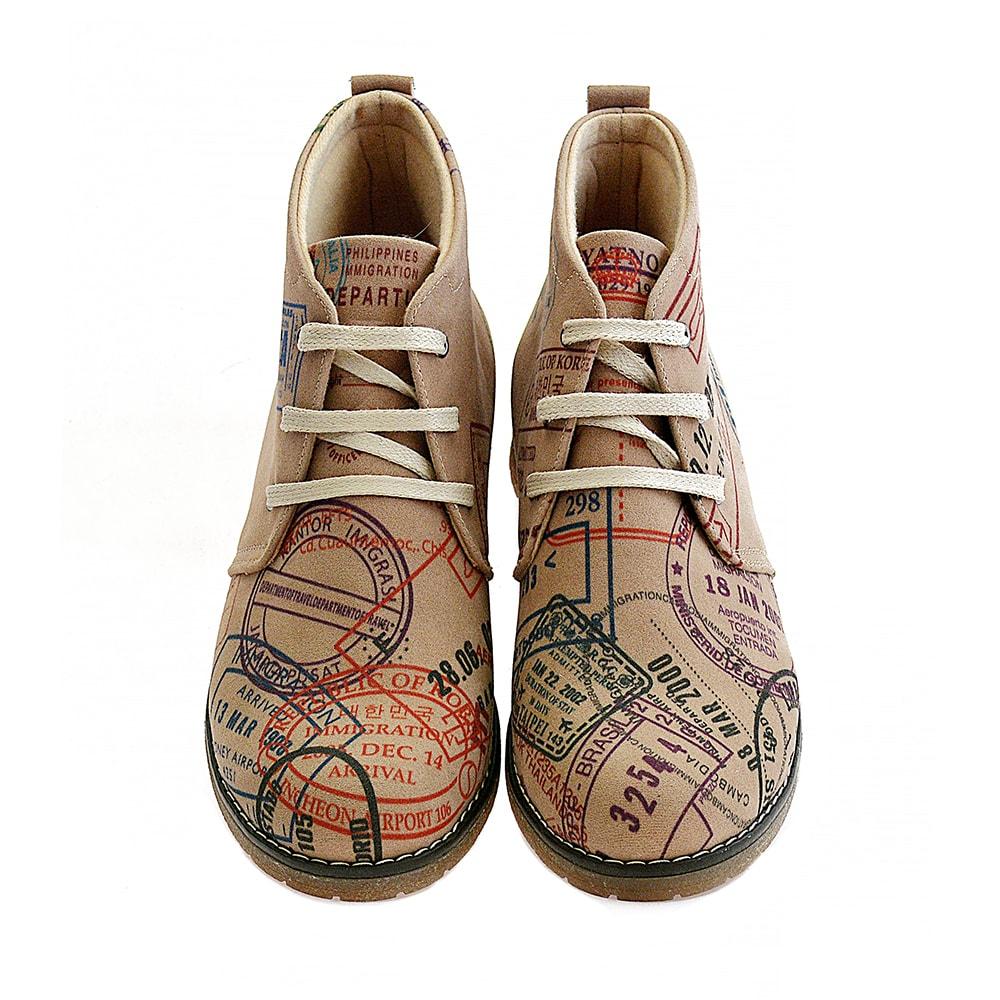 Postage stamps Ankle Boots PH112 (1405807853664)