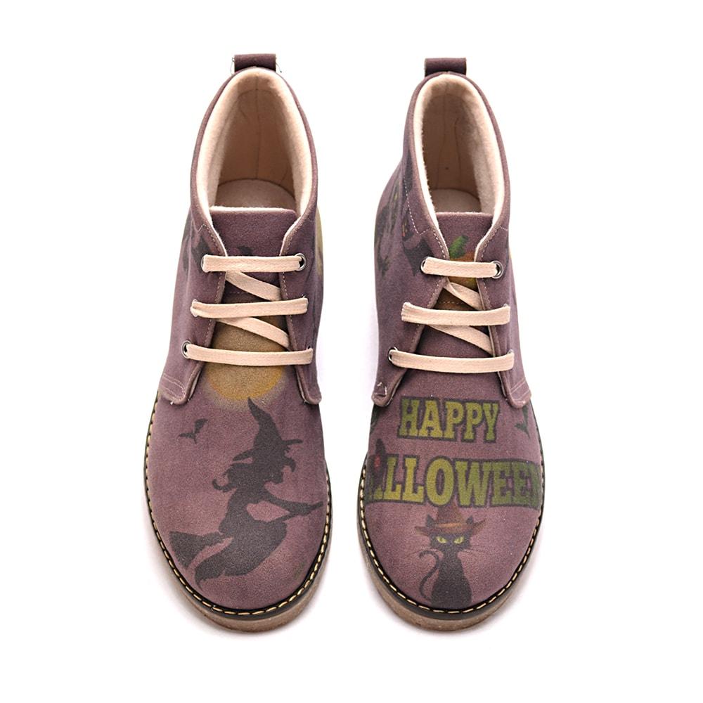 Happy Halloween Ankle Boots PH113 (1405807919200)