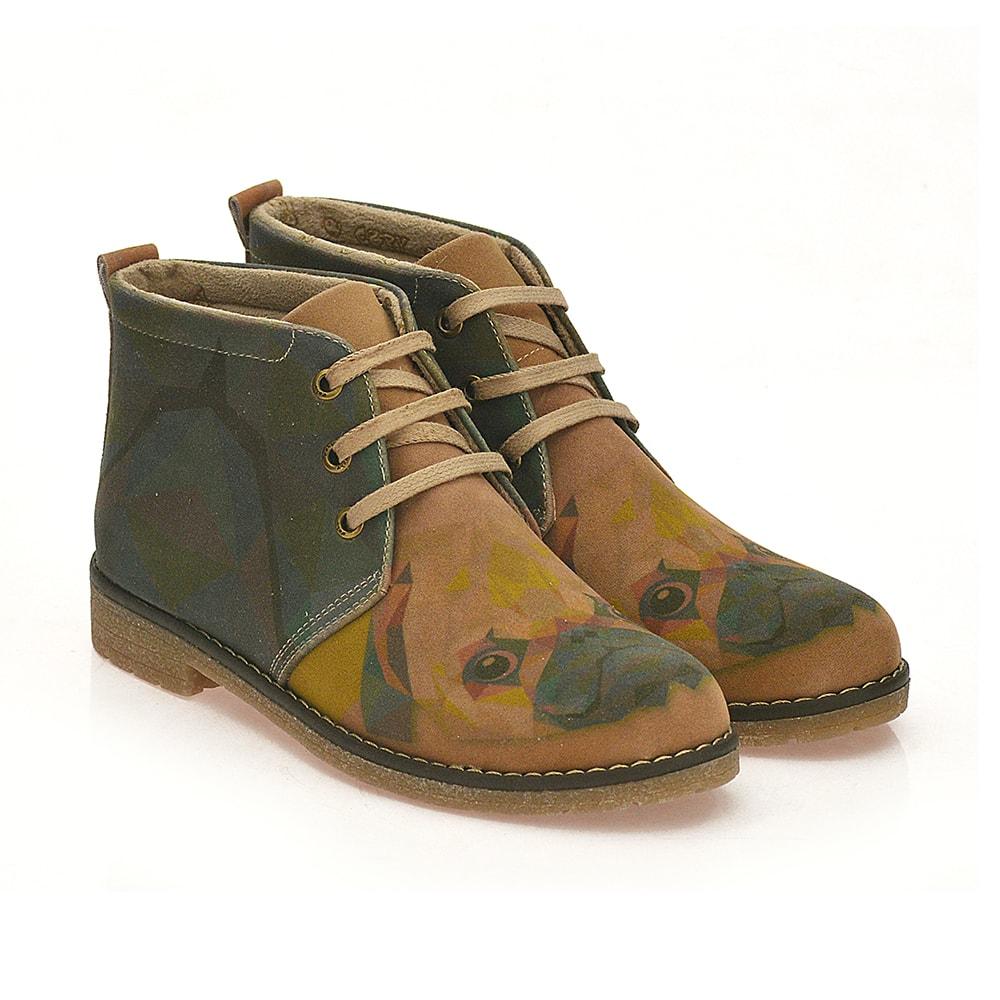 Cute Dog Ankle Boots PH116 (1405807984736)