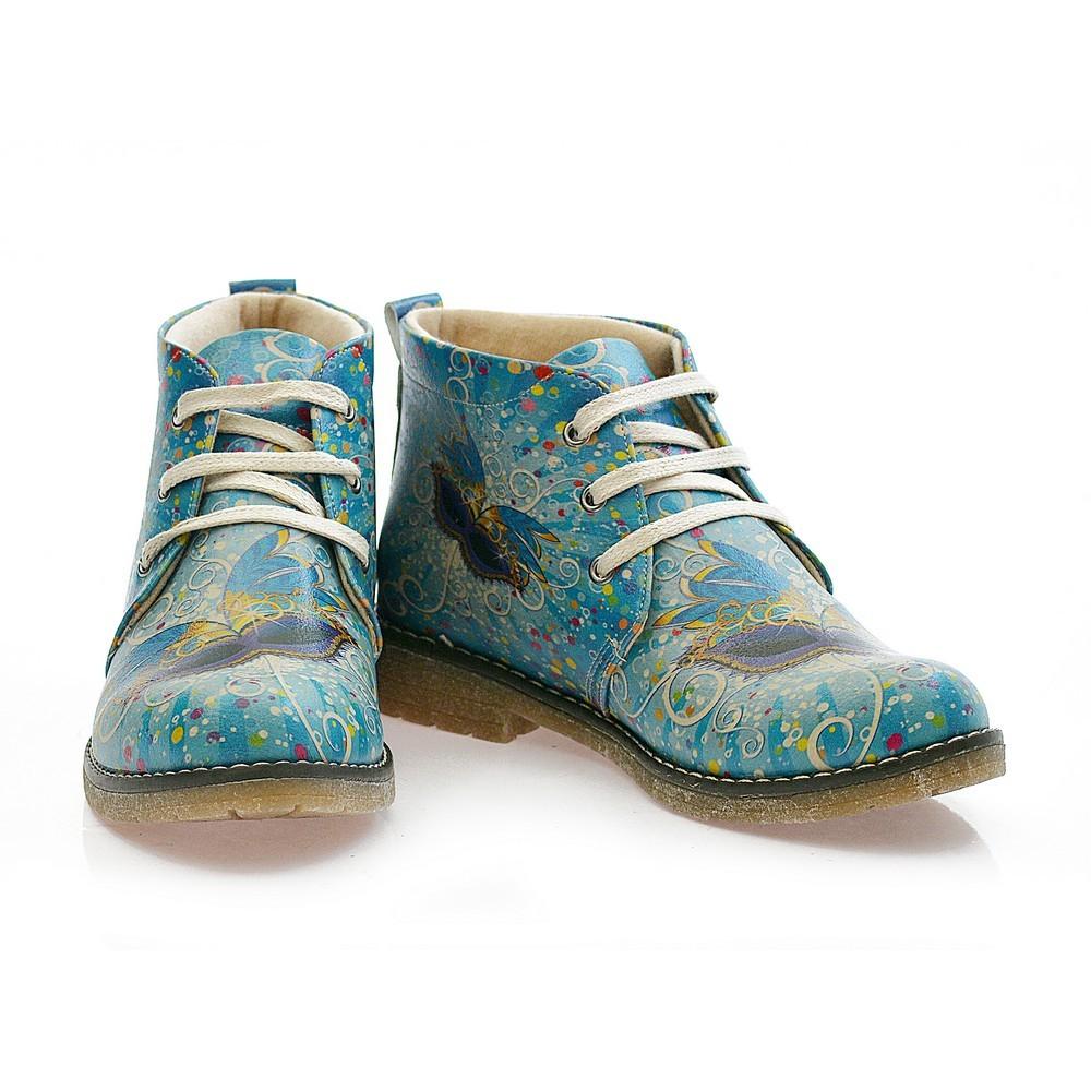 Butterfly Ankle Boots PH204 (1421215334496)