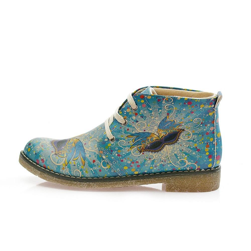 Butterfly Ankle Boots PH204 (1421215334496)