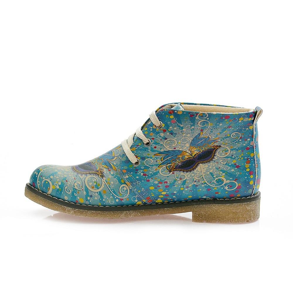 Butterfly Ankle Boots PH204 (1421215334496)