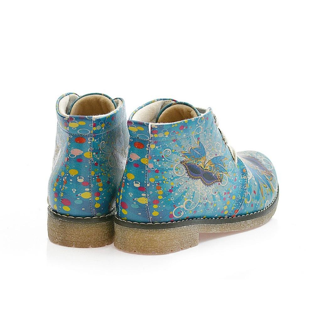 Butterfly Ankle Boots PH204 (1421215334496)