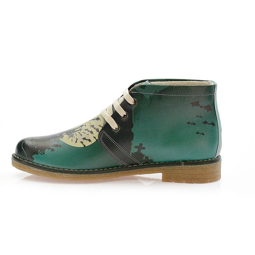 Happy Halloween Ankle Boots PH207 (1421215760480)