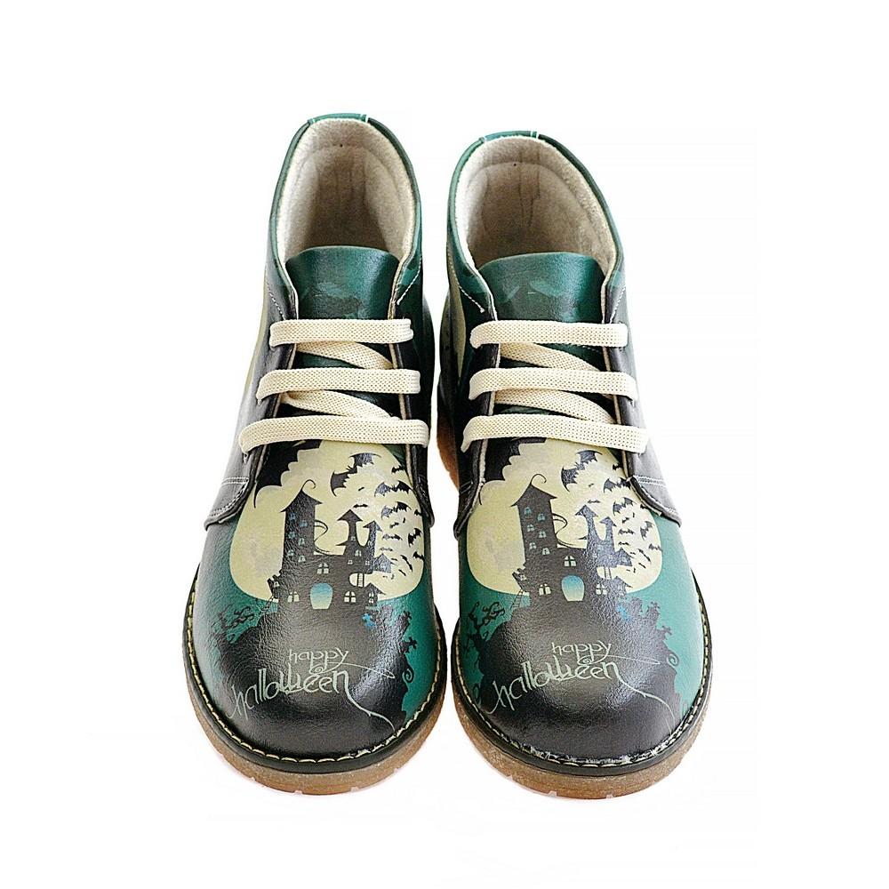 Happy Halloween Ankle Boots PH207 (1421215760480)