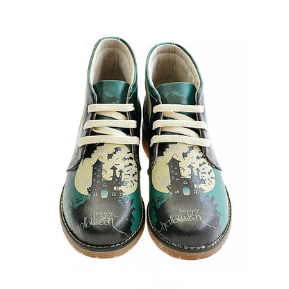Happy Halloween Ankle Boots PH207 (1421215760480)
