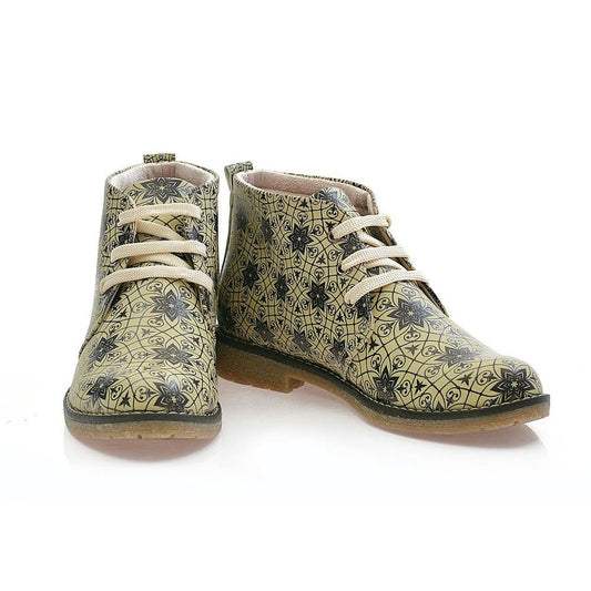 Pattern Ankle Boots PH208 (1421397721184)