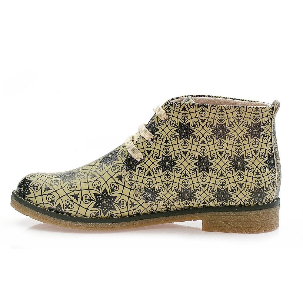 Pattern Ankle Boots PH208 (1421397721184)