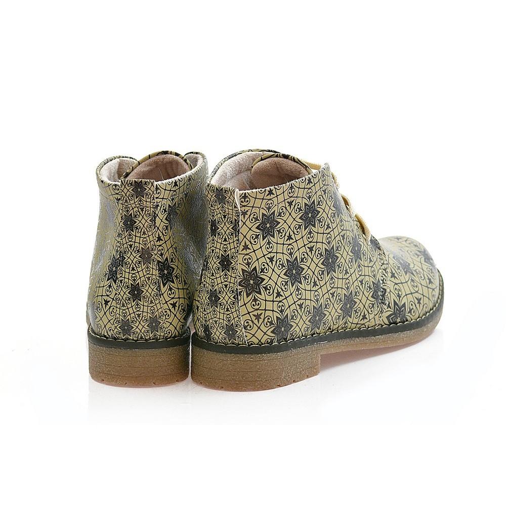 Pattern Ankle Boots PH208 (1421397721184)