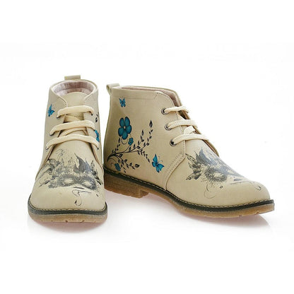 Masked Girl Ankle Boots PH212 (1421216219232)