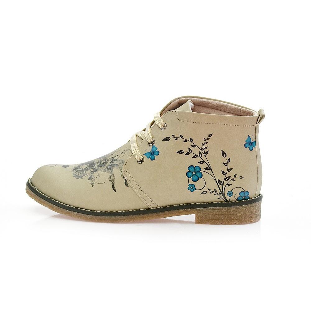 Masked Girl Ankle Boots PH212 (1421216219232)