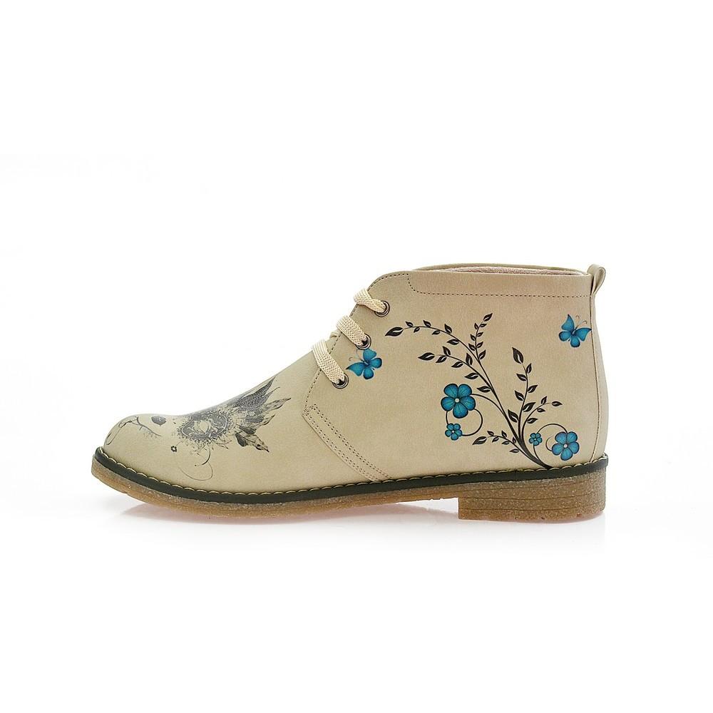 Masked Girl Ankle Boots PH212 (1421216219232)