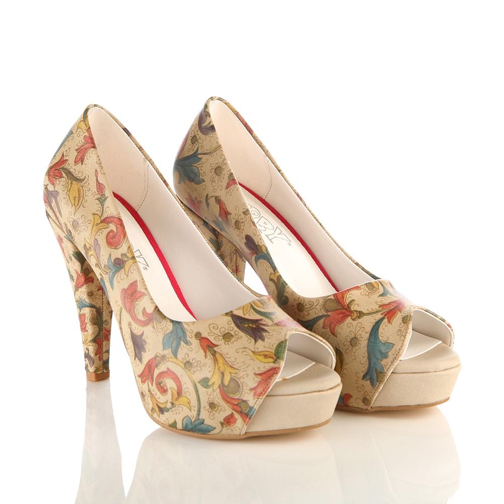 Colorful Heel Shoes PLT2040 (1405808279648)