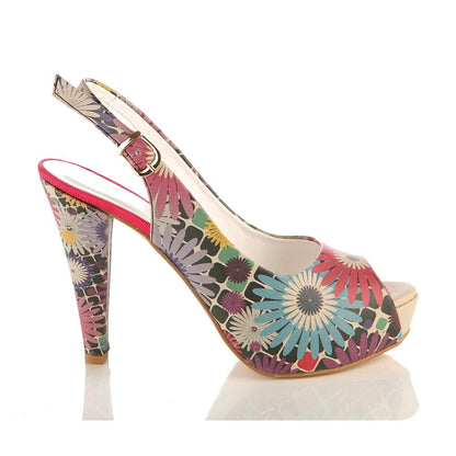 Flowers Heel Shoes PLT2048 (1405808607328)