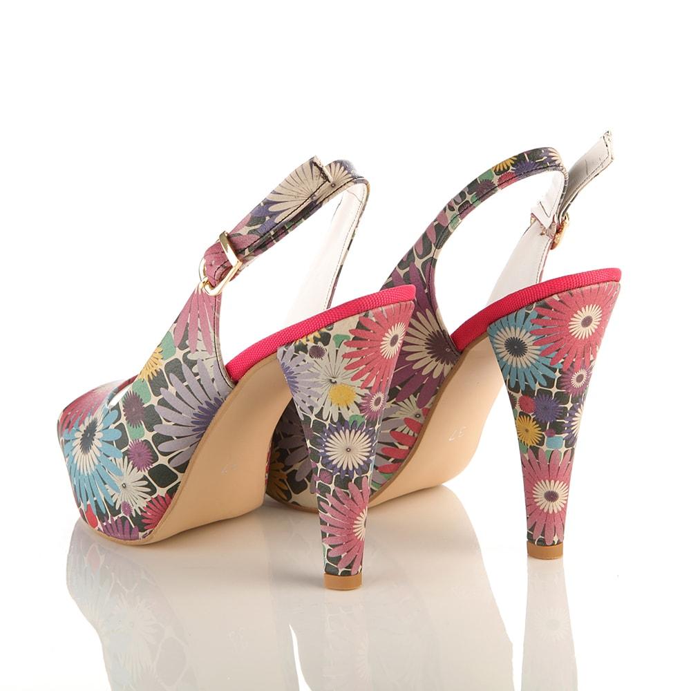 Flowers Heel Shoes PLT2048 (1405808607328)