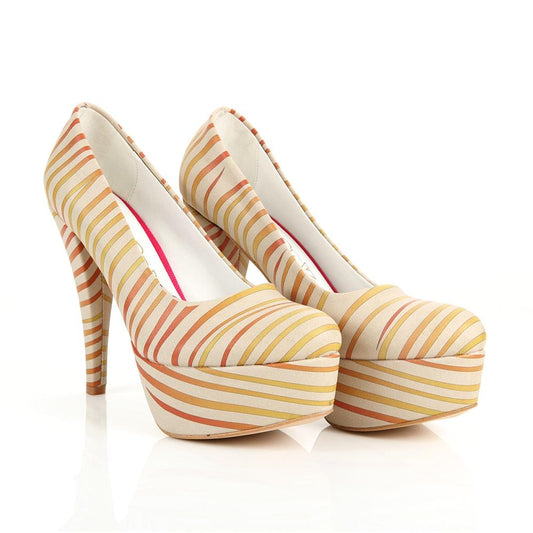Striped Heel Shoes PLT2035 (1405808181344)
