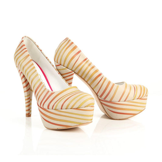 Striped Heel Shoes PLT2035 (1405808181344)