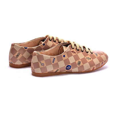 Retro Squares Ballerinas Shoes SLV014 (506273169440)