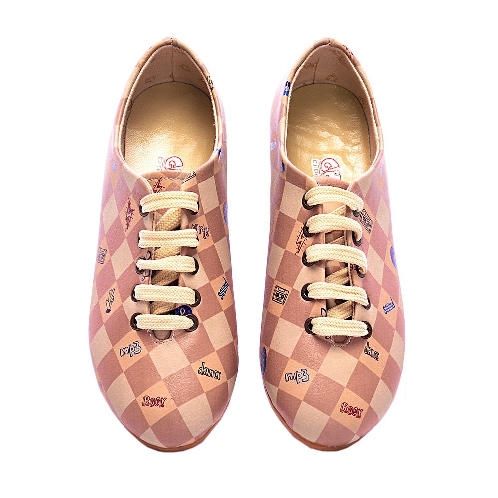 Retro Squares Ballerinas Shoes SLV014 (506273169440)