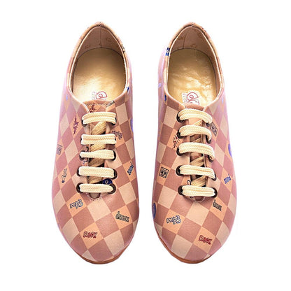 Retro Squares Ballerinas Shoes SLV014 (506273169440)