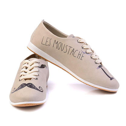 Les Moustache Ballerinas Shoes SLV183 (506275561504)
