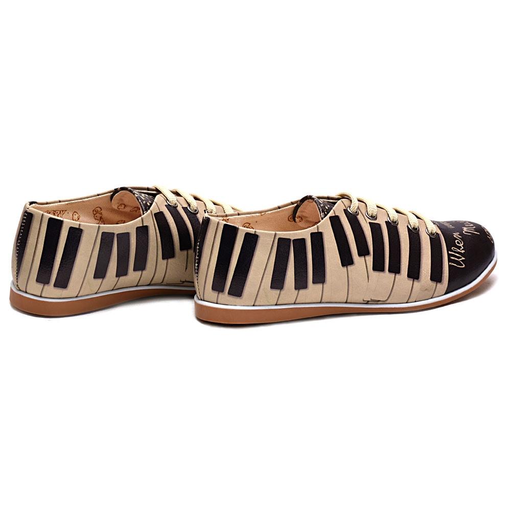 Piano Ballerinas Shoes SLV198 (506276085792)