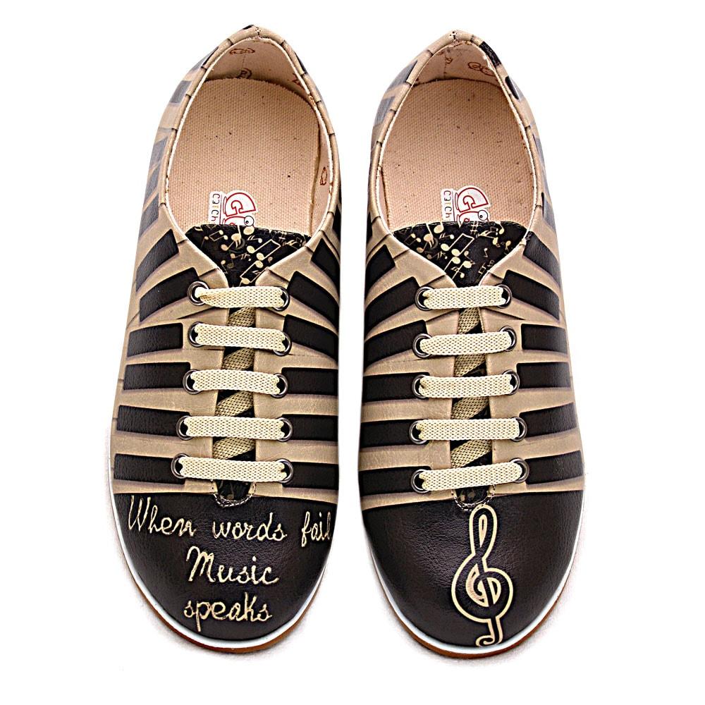 Piano Ballerinas Shoes SLV198 (506276085792)