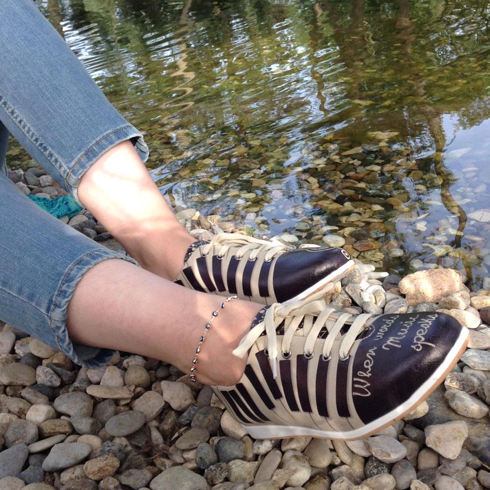 Piano Ballerinas Shoes SLV198 (506276085792)