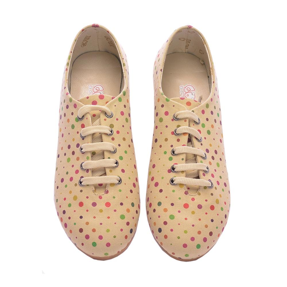 Colored Dots Ballerinas Shoes SLV034 (1405809918048)
