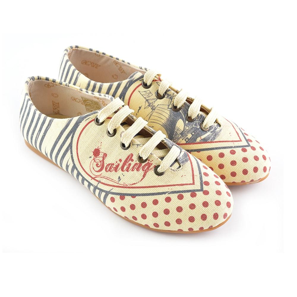 Sailing Ballerinas Shoes SLV036 (1405828759648)