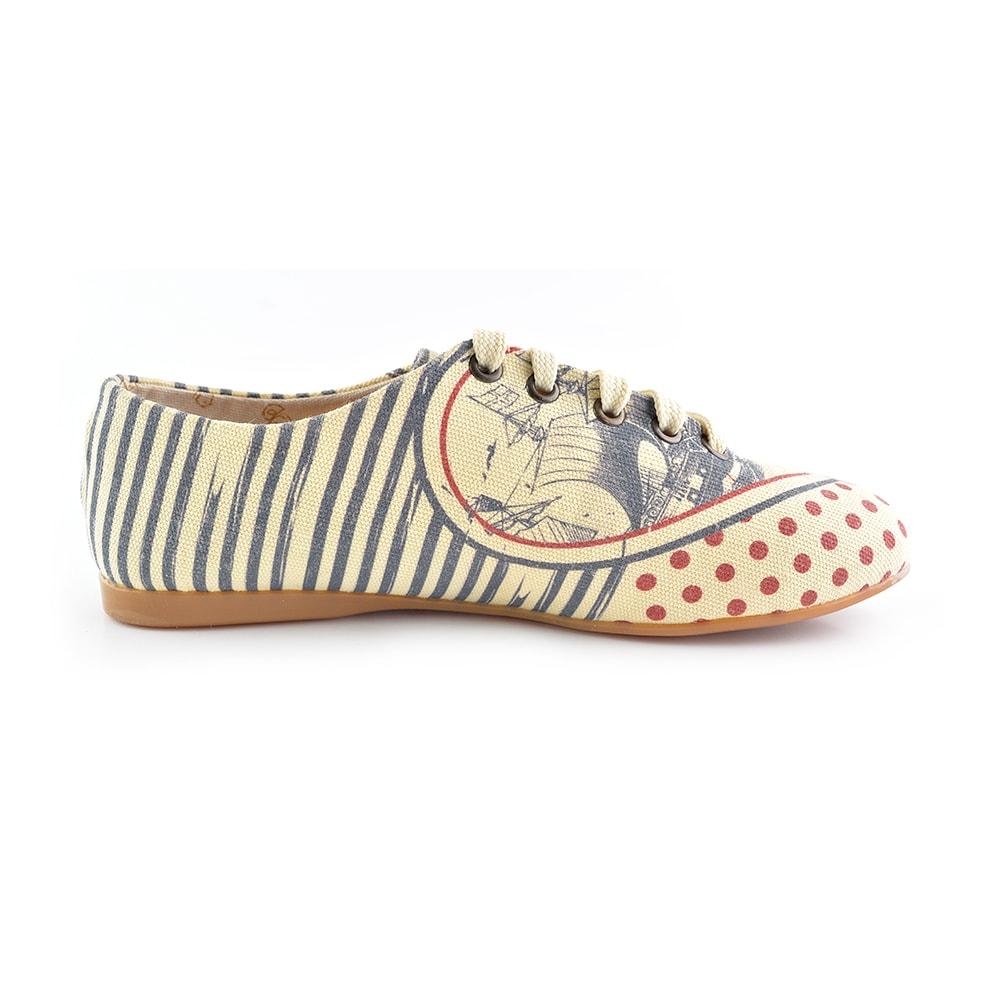 Sailing Ballerinas Shoes SLV036 (1405828759648)