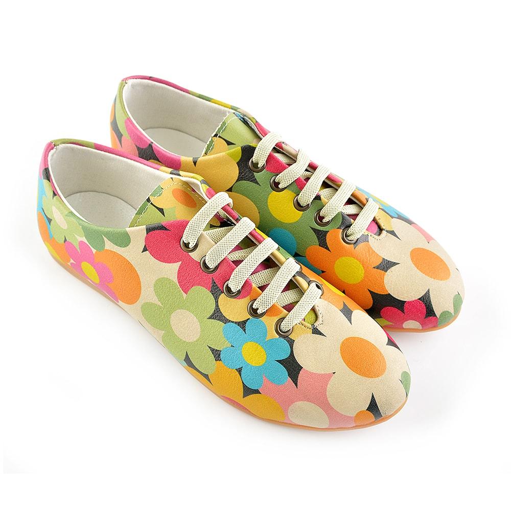 Colored Daisies Ballerinas Shoes SLV064 (506274873376)