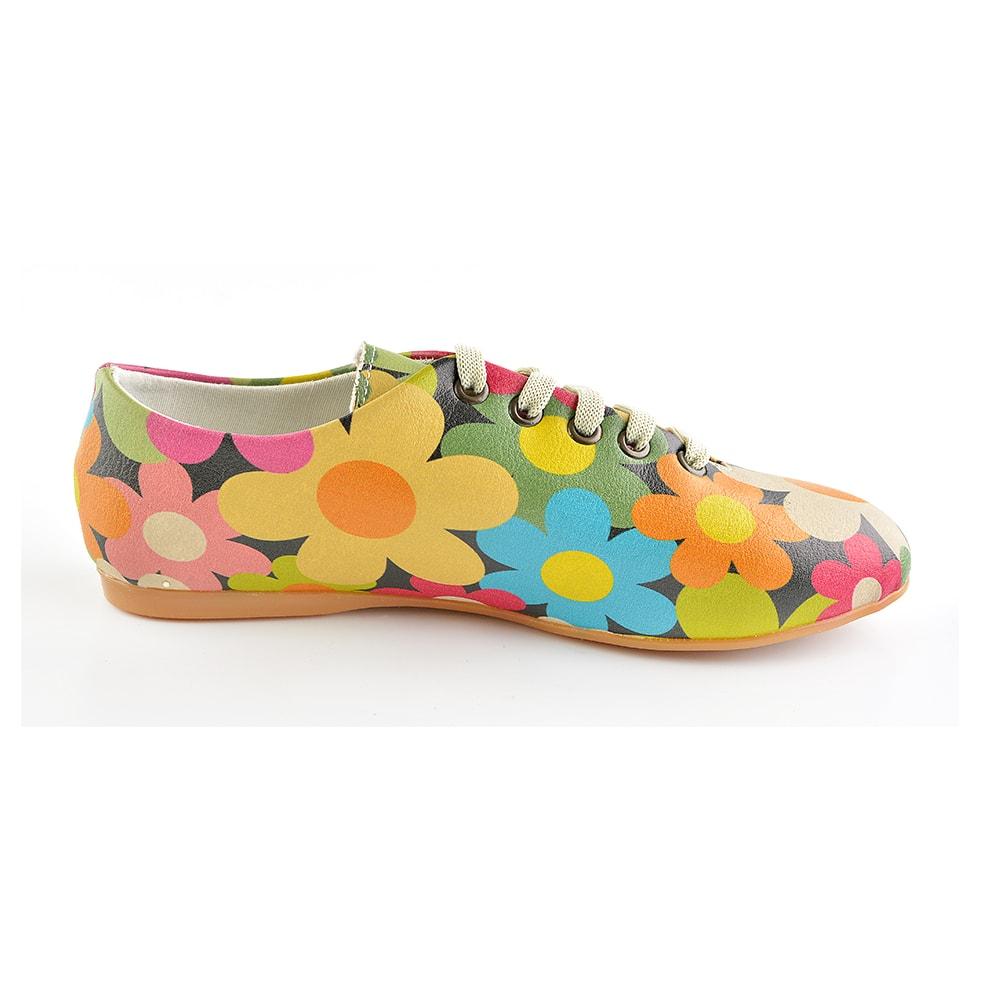 Colored Daisies Ballerinas Shoes SLV064 (506274873376)